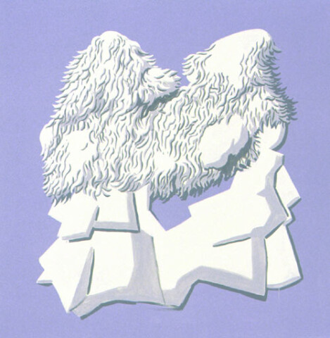 Tony Clark Jasperware Painting, 1994; acrylic paint on cotton; 152.5 x 152.5 cm; enquire