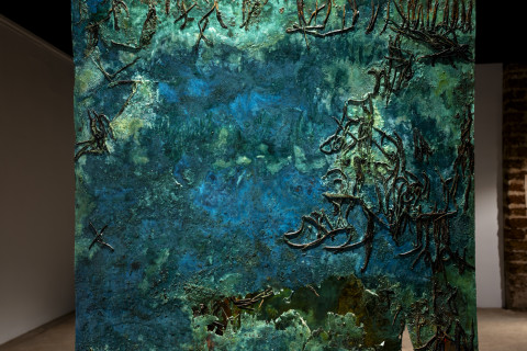 Kirtika Kain Chronicles, 2025; etched copper, oxidation, resin; dimensions variable, 6 plates, 200 x 100 cm each; enquire