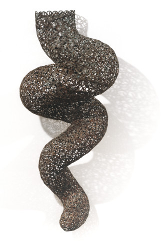 Bronwyn Oliver Labyrinth V, 1992; copper; 170 x 50 x 20 cm; enquire