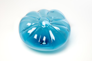 Patricia Piccinini Cerulean Episode, 2022; hand blown glass; 20.7 x 36.8 x 35.3 cm; more info; enquire