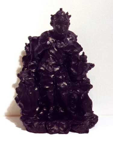 Linda Marrinon Sculpture of George V, Melbourne, 1998; from the series Sculpture For The Home; Terracotta tinted to resemble bronze; 27 x 18 x 12 cm; enquire