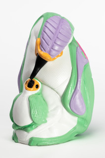 Patricia Piccinini Togetherness, 2025; silicone, polyyurethane, resin; 45 x 30 x 29 cm; From a suite of 6 colour variations; enquire