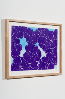 Callum Morton Smoke #5, 2024; pencil and gouache on paper; 30 x 42 cm; enquire