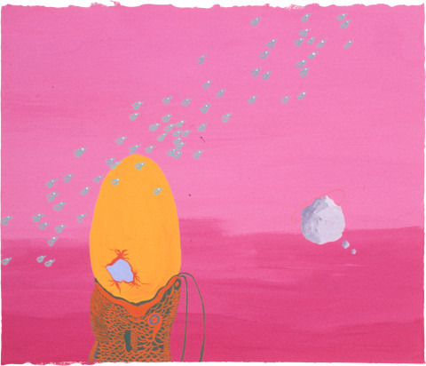 Nell Pretty Vacant, 2003; gouache on paper; 22.1 x 26.3 cm; enquire