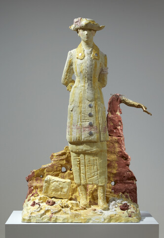 Linda Marrinon Woman of Albert, France 1916, 2019; painted plaster; 150 x 103 x 62 cm; enquire
