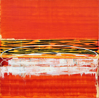 John Firth-Smith Mirage no. 5, 2005; oil on linen; 92 x 92 cm; 3' x 3'; enquire