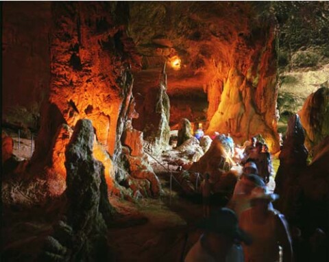 Anne Zahalka Carols in the Caves, Abercrombie Caves, New South Wales, 2004; type C photograph; 115 x 145 cm; Edition of 12; enquire