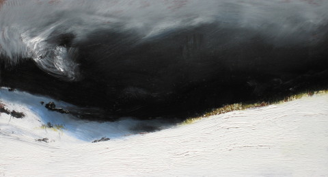 Louise Hearman Untitled #1170, 2005; oil on masonite; 14 x 26 cm; enquire