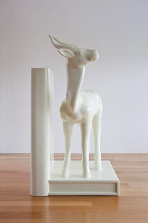 Michael Parekowhai Seldom is Herd (buck), 2009; automotive paint on fibreglass; 144 x 102 x 80 cm; Edition of 4; enquire