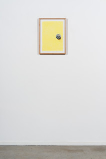 installation view; Callum Morton Door #3, 2024; pencil and gouache on paper; 42 x 30 cm; enquire