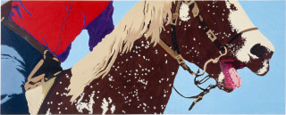 Maria Kozic Western Spaghetti (d.), 1984; acrylic on canvas; 60.5 x 152 cm; enquire