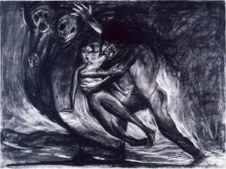 Ken Unsworth Untitled, 1987; charcoal on paper; 76 x 102 cm; enquire