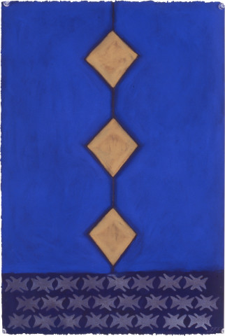 Fiona Foley Diamond Scale Mullett, 1992; pastel on paper; 56 x 38 cm; enquire