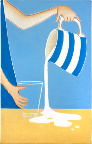Vivienne Shark LeWitt Milk, 2001; oil on linen; 56 x 36 cm; enquire