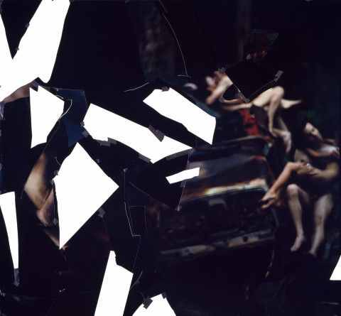 Bill Henson Untitled, 1994; type C photograph, adhesive tape, pins, glassine; 185 x 200.2 cm; enquire