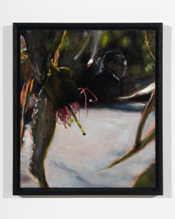 Louise Hearman Untitled #1547, 2025; oil on masonite; 55.5 x 47.5 cm; enquire