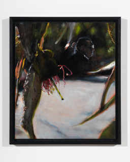 Louise Hearman Untitled #1547, 2025; oil on masonite; 55.5 x 47.5 cm; enquire