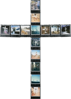 Nell ONE-OFF (EMMA), 2005; 14 Polaroid Photographs and Cartridges, wood; 90.5 x 64.8 cm; enquire