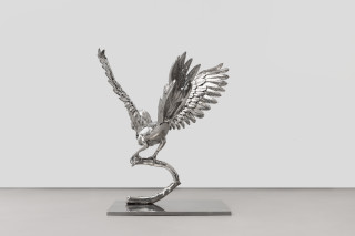 Del Kathryn Barton fly my love, 2025; stainless steel; 71 x 40 x 61 cm; Edition of 5 + 5 AP; enquire