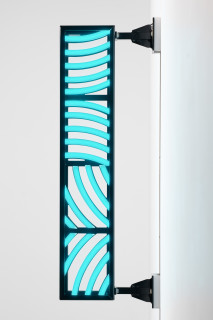 Callum Morton City Lights #8, 2026; steel, powder coating, lights; 106 x 34 x 12 cm; enquire