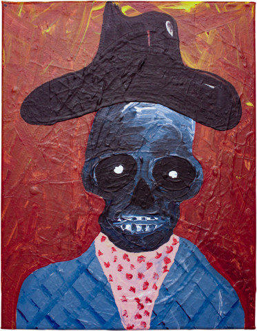 David Griggs Frat of the Obese 27, 2011; acrylic on canvas; 46 x 36 cm; enquire