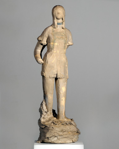 Linda Marrinon Bree in Klute, 2007; tinted plaster; 77 x 23 x 19 cm; enquire