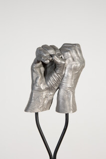 Julie Rrap Instrument: Spying, 2015; cast aluminium and steel; 162 x 35 x 25 cm; Edition of 5 + AP 1; enquire