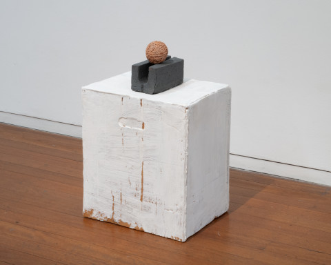 Hany Armanious Sphinx, 2008; gesso on cast earthenware, cast pigmented polyurethane resin; 62 x 39 x 32 cm; enquire