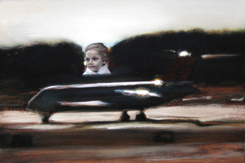 Louise Hearman Untitled #1086, 2005; oil on masonite; 41 x 61 cm; enquire