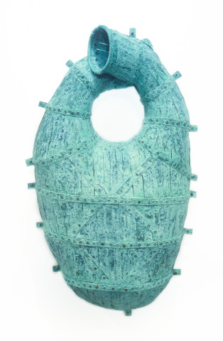 Bronwyn Oliver Heart, 1988; copper; 56 x 35 x 19 cm; enquire