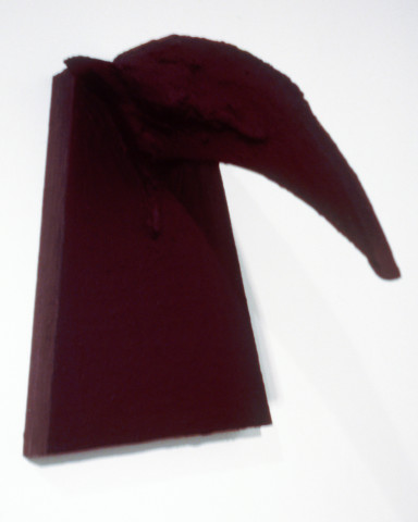 Hilarie Mais Snark, 1984; from the series New Friends; timber and surface media; 29 x 24 x 27 cm; enquire