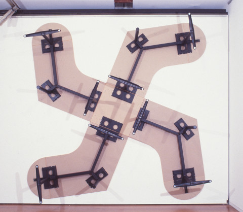 Clay Ketter Agenda, 1998; IKEA office furniture; 344 x 344 x 73 cm; enquire