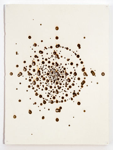 Lindy Lee Conflagrations From the End of Time (1), 2009; paper, fire; 76 x 56 cm; enquire