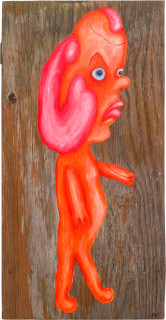 Maria Kozic VISIONARYALS 16, 2000; acrylic on wood; 110 x 60.5 cm; enquire