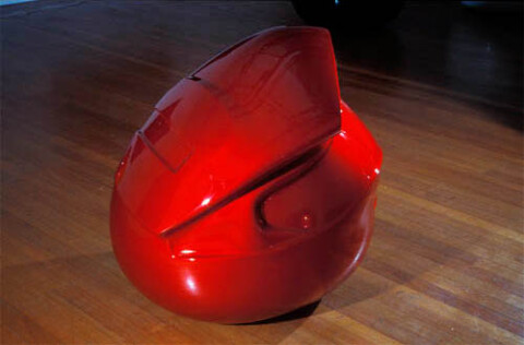 Patricia Piccinini Heart Attack, 2002; fiberglass and automotive paint; 95 x 70 x 70 cm; enquire