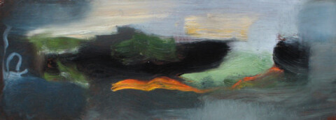 Louise Hearman Untitled #1189, 2005; oil on masonite; 13 x 34 cm; enquire