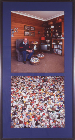 Anne Zahalka Collector #14 (match books), 1996; Ilfochrome print; 79 x 43 cm; Edition of 20; enquire