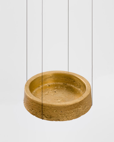 Marley Dawson Ashtray, 2021; cast brass (square lip); 3.5 x 11 x 11 cm; more info; enquire