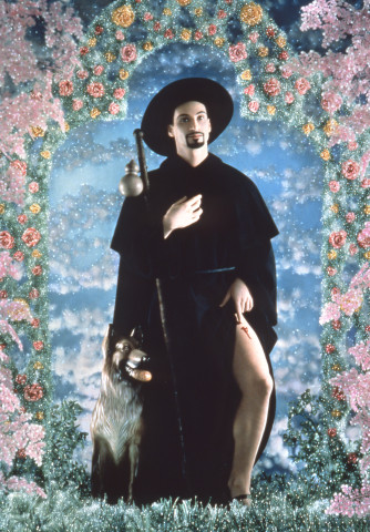 Pierre et Gilles Saint Roch (Trex), 1993; painted photograph; 52.5 x 97.5 cm; enquire