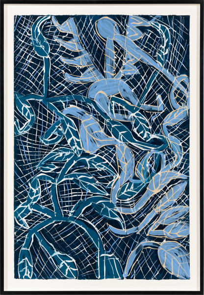 Dhambit Munuŋgurr Ḏulk, 2024; 2858-2; acrylic on paper; 135 x 93 cm; enquire