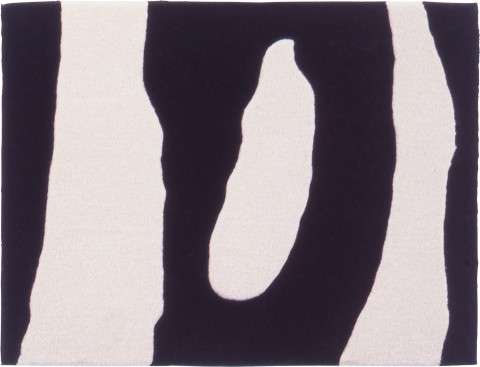 Linda Jackson Black and White, 1998; pure new wool; 80 x 60 cm; enquire