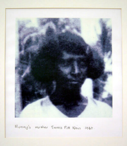 Destiny Deacon Mummy's Mother: Emma Pitt Nain, 1940, 1998; 42.1 x 29.7 cm; Edition of 18; enquire