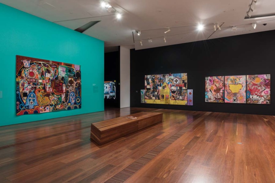 Installation view, Gareth Sansom, Transformer, National Gallery of Victoria, Melbourne (15 September 2017 – 28 January 2018)