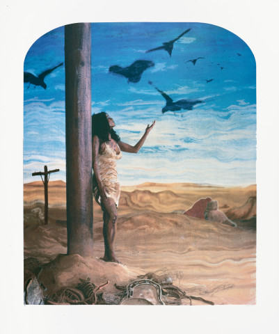 Tracey Moffatt Invocations  # 2, 2000; photo silkscreen; 146 x 122 cm; series of 13 images; Edition of 60; enquire