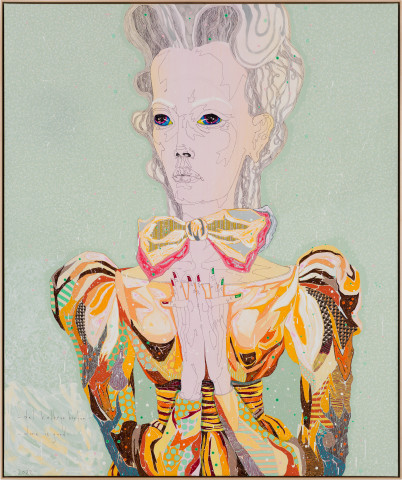Del Kathryn Barton alone is good, 2022; acrylic on linen; 182.5 x 152.5 cm; more info; enquire
