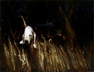 Louise Hearman Untitled #654, 1998; oil on masonite; 69 x 91 cm; enquire