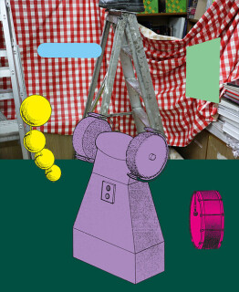 Teppei Kaneuji Games, Dance and the Constructions (Singapore) #1-C, 2013; Screen print,archival ink jet print, plexiglas, cotton rag paper ; 114.5 x 94 x 4.5 cm; enquire