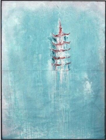 Tony Clark Design for a Mural Painting, 1987; acrylic on paper; 150 x 114 cm; enquire