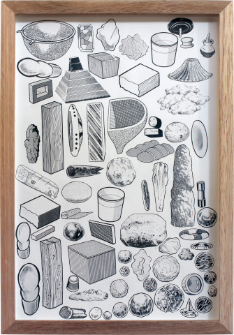 Teppei Kaneuji Games, Dance and the Constructions (Building Materials) #1, 2011; collage on photograph; 31 x 21.5 cm; enquire