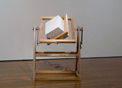 Marley Dawson Box of Birds, 2009; timber, electrics, mechanics; 172 x 120 x 100 cm; enquire